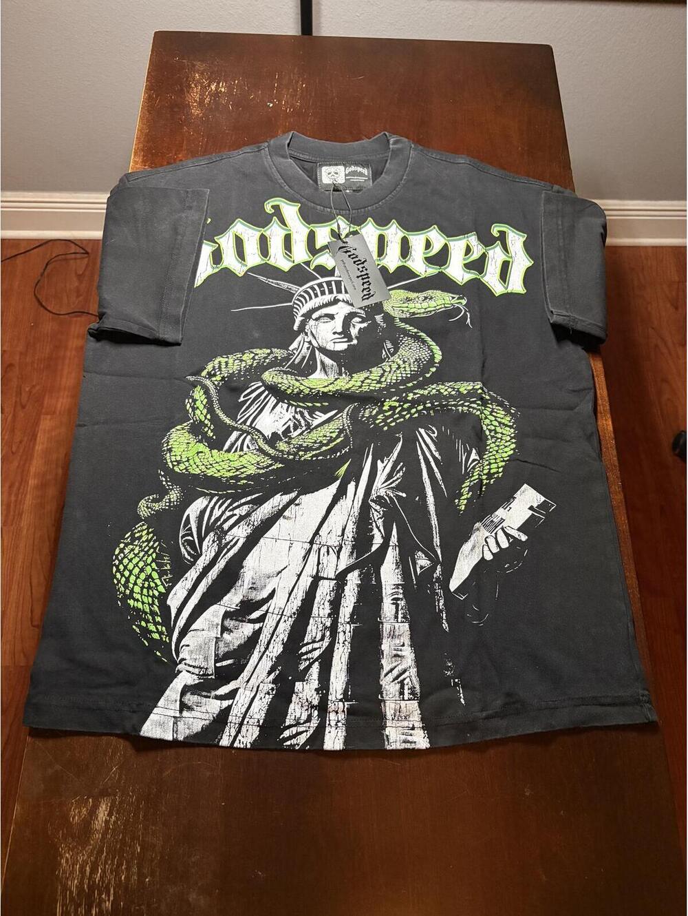 Men's Cotton God Style Speed Tee Size S